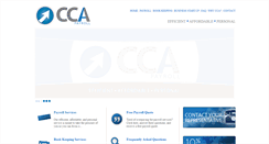 Desktop Screenshot of ccapayroll.com