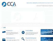 Tablet Screenshot of ccapayroll.com
